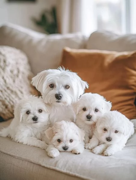   Cuccioli di Maltese toy maschio e femmina