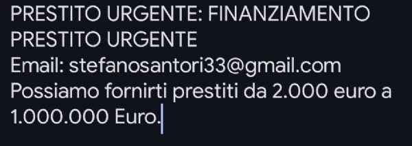 PRESTITO URGENTE: FINANZIAMENTO PRESTITO URGENTE