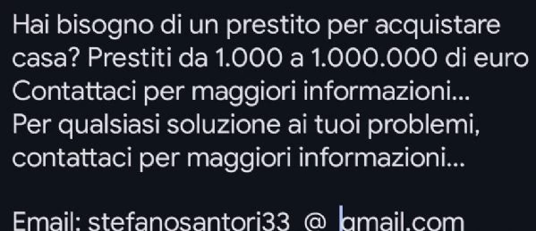 PRESTITO URGENTE: FINANZIAMENTO PRESTITO URGENTE